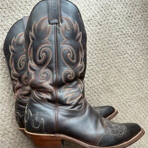 Boulet Western-Style #6007 Heeled Boots